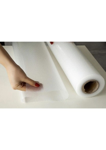 Safir 45 cm x 10 Metre cm Eva Raflık Kaymaz Dolap Içi Çekmece Raf Örtüsü Kaydırmaz