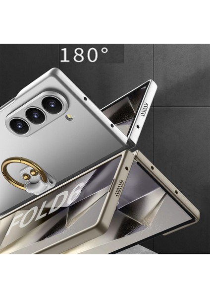 Samsung Galaxy Z Flip6 Için Gkk Doğru Delikli Pc Halkalı Kılıf (Yurt Dışından)