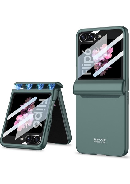 Samsung Galaxy Z Flip6 Için Gkk Manyetik Katlanır Kılıf (Yurt Dışından)