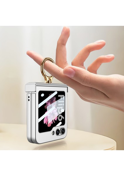 Samsung Galaxy Z Flip6 Için Gkk Menteşe Halkalı Kılıf (Yurt Dışından) fırsatları