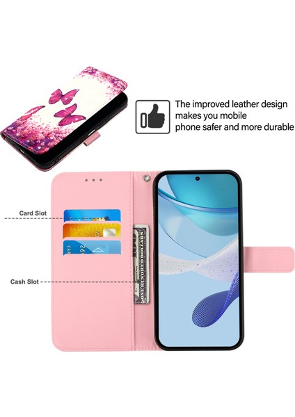 Sharp Aquos 9 Için 3D Boyama Deri Kılıf (Yurt Dışından)