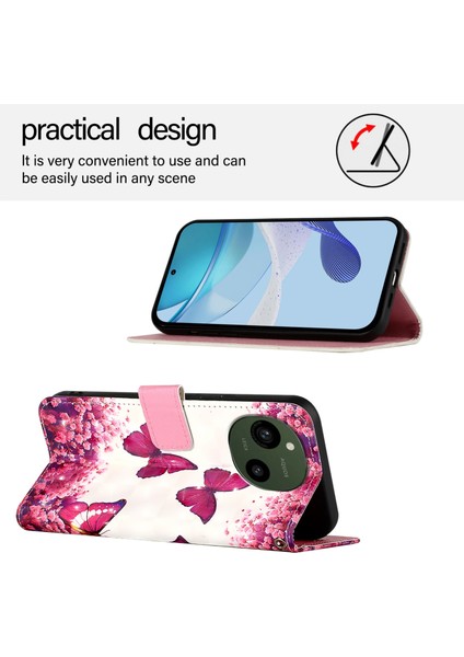 Sharp Aquos 9 Için 3D Boyama Deri Kılıf (Yurt Dışından)