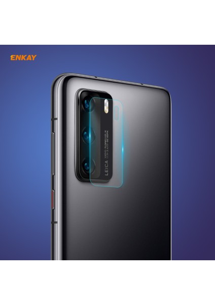 Huawei P40 Şapka-Prens Enkay Arka Kamera Lensi Temperli Gl Film (Yurt Dışından)