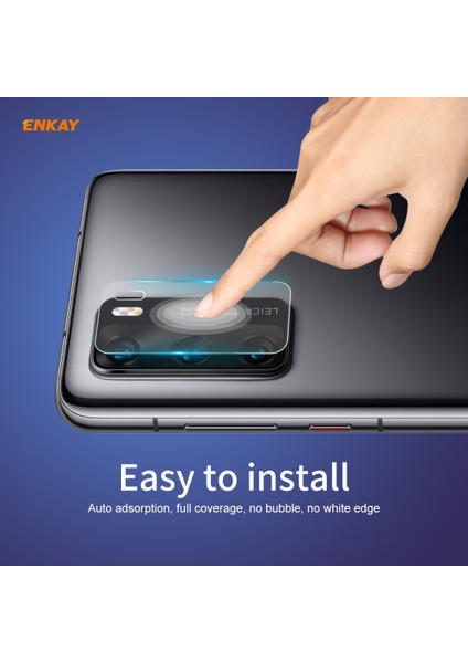 Huawei P40 Şapka-Prens Enkay Arka Kamera Lensi Temperli Gl Film (Yurt Dışından)
