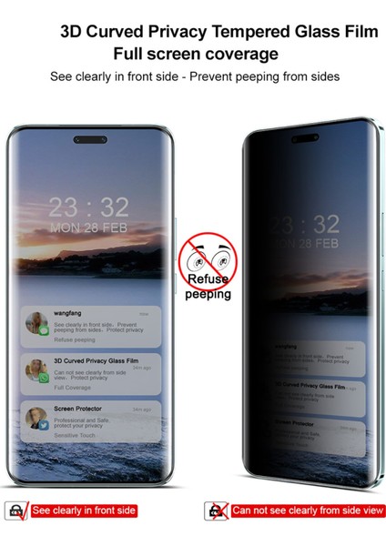 Honor Magic6 Pro 5g Için Imak Anti-Casus Filmi (Yurt Dışından) indirimleri