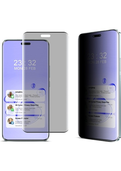 Honor Magic6 Rsr Porsche Design Için 3D Gizlilik Gl Filmi (Yurt Dışından)