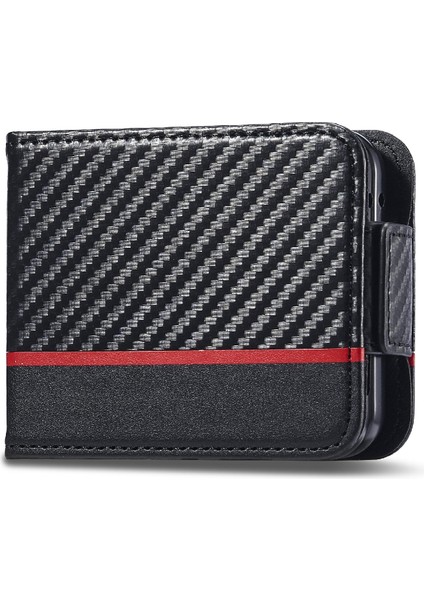 Samsung Galaxy Z Flip6 5g Için Lc.ımeeke Karbon Fiber Pu Kılıf (Yurt Dışından) modelleri