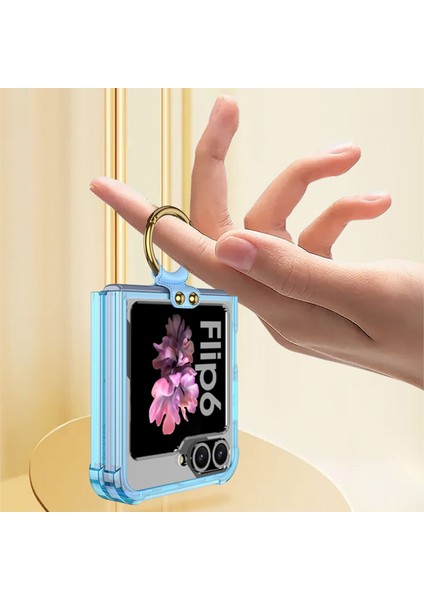 Samsung Galaxy Z Flip6 Için Filmli Gkk Hava Yastığı Halkalı Kılıf (Yurt Dışından) fırsatları