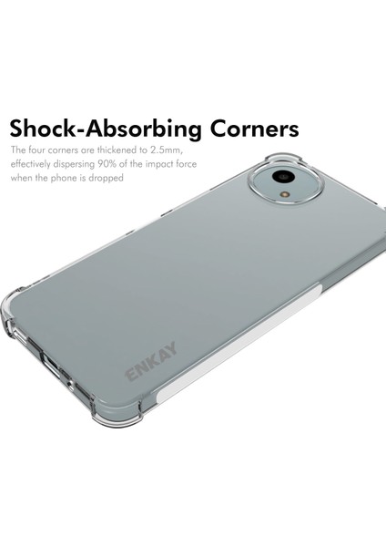 Sharp Aquos Wish4 Için Şeffaf Tpu Kılıf (Yurt Dışından)