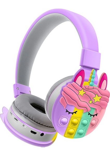 Fıy Bluetooth Kulaklıklar 5.0 Kulaklık Kablosuz Kulaklık Ikili Stereo Bluetooth Kulaklık Moda Karikatür (Yurt Dışından)
