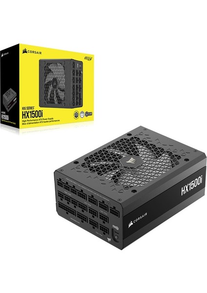 Corsaır HX1500I 1500W Atx 3.1&pcıe 5.1 80PLUS Platinum Ultra-Low Noise Tam Modüler Güç KAYNAĞI-CP-9020309-EU