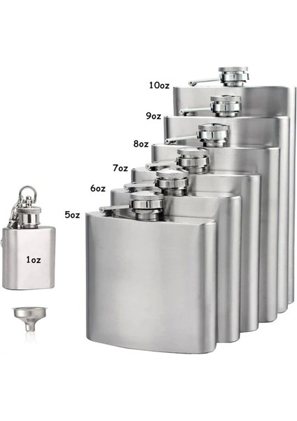 Çelik 5 Oz 147 ml Içki Matarası