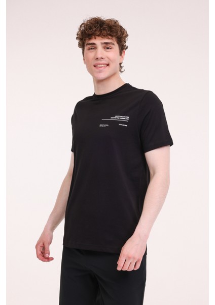 Ml Power 11slg301 5fx Siyah Erkek Kısa Kol T-Shirt