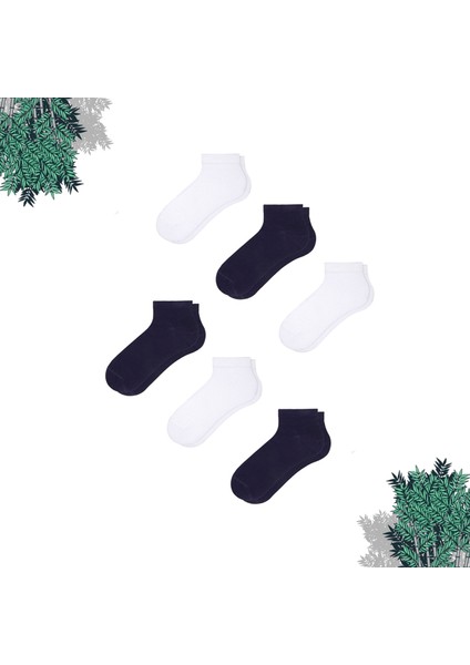 6'lı Dikişsiz Unisex Bambu Çocuk Patik Çorap