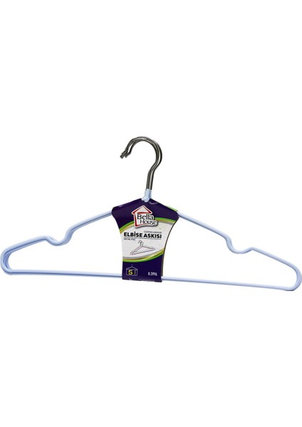 Jvnnshop 5 Parça Silikonlu Elbise Askı 40 cm 646268