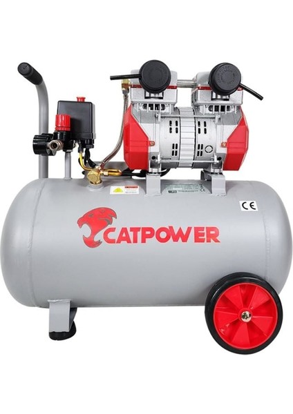 OEM Cat Power 1154 50 Litre Yağsız Sessiz Hava Kompresörü 2 Hp
