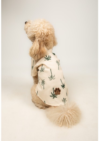 Palm Pup - Küçük Orta Irk Özel Baskılı Kedi Köpek Kıyafeti