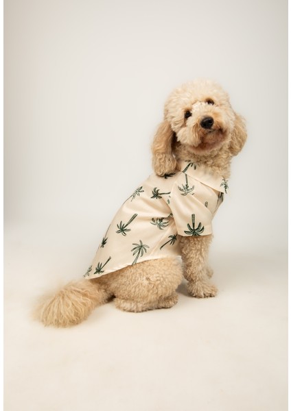 Palm Pup - Küçük Orta Irk Özel Baskılı Kedi Köpek Kıyafeti