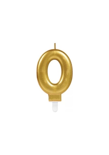 0 Rakam Mum Gold Renk