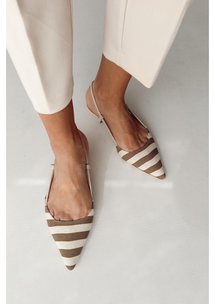 Cherry Latte Keten Minik Topuklu Ayakkabı modelleri