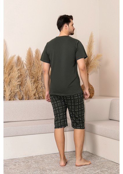 Sportif %100 Pamuk Şortlu Erkek Pijama Takımı modelleri