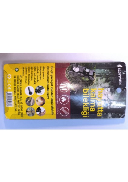 Survival Bileklik - Sos Ledli Multi Fonksiyonlu Hayatta Kalma Bilekliği fırsatları