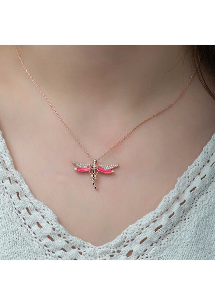 Gümüş Yusufçuk Bayan Kolye SL10798