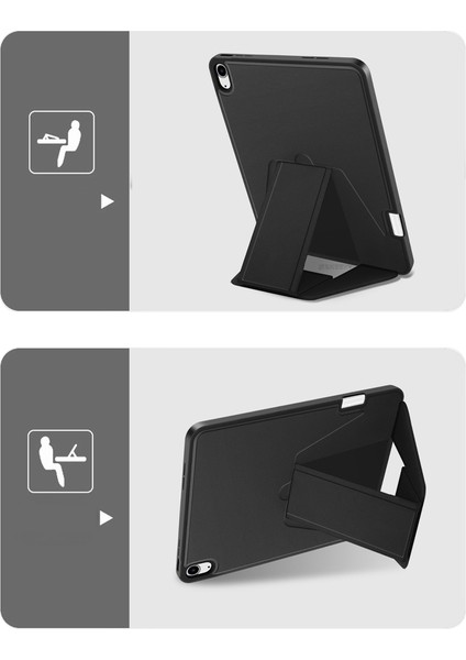Apple iPad 11 A16 2025 10. Nesil 10.9 Uyumlu Standlı Kalem Yuvalı Darbe Korumalı Armor Kılıf
