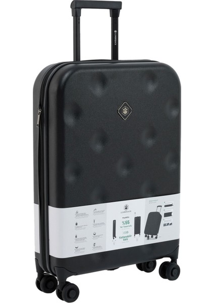 Katlanabilir Valiz -O 5fx Siyah Orta Boy Valiz fiyatları