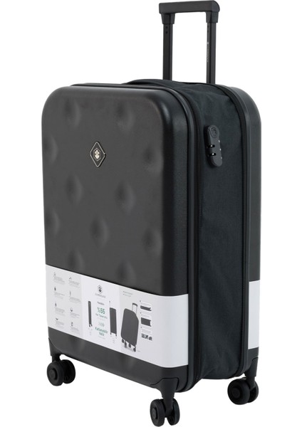 Katlanabilir Valiz -O 5fx Siyah Orta Boy Valiz modelleri