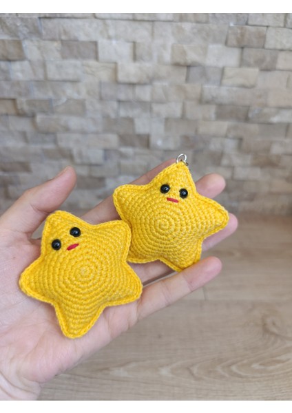 Yıldız Anahtarlık / Hediyelik / Çanta Süsü