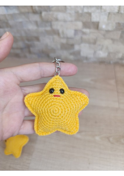 Yıldız Anahtarlık / Hediyelik / Çanta Süsü modelleri