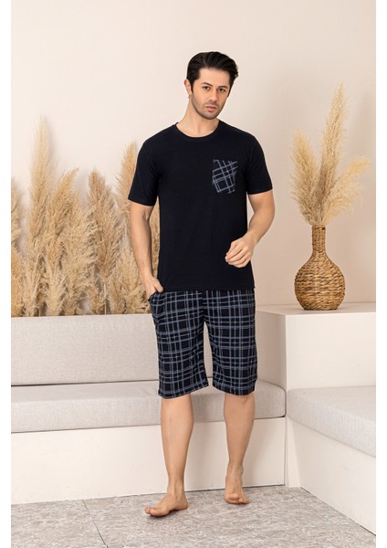 Sportif %100 Pamuk Şortlu Erkek Pijama Takımı fiyatları