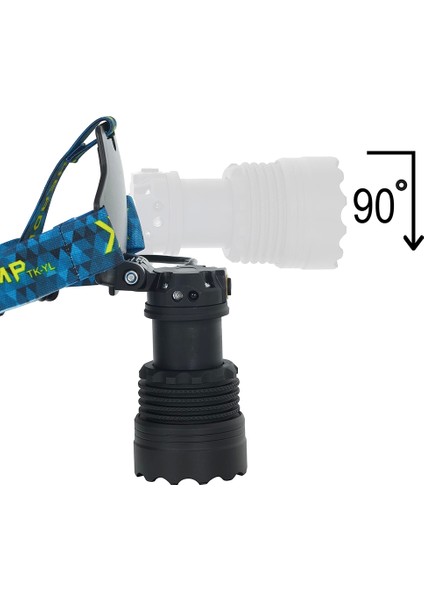 Cree P360 - 12,000 Lümen Şarjlı Kafa Lambası Wt-627