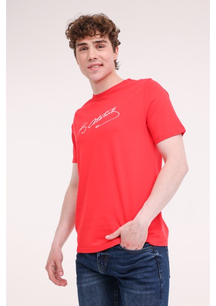 UL 11ATA-Y50 5FX Kırmızı Unisex Kısa Kol T-Shirt