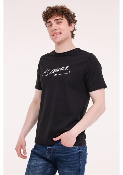 UL 11ATA-Y50 5FX Siyah Unisex Kısa Kol T-Shirt