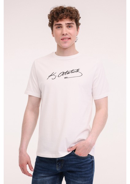 UL 11ATA-Y50 5FX Beyaz Unisex Kısa Kol T-Shirt