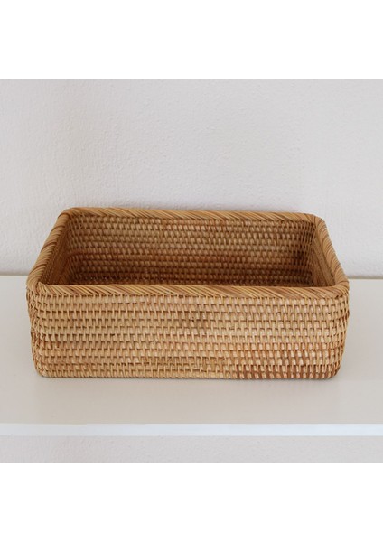 Nur Rattan 33 x 23 x 10 cm Saklama Kutusu & Dekoratif Sepet
