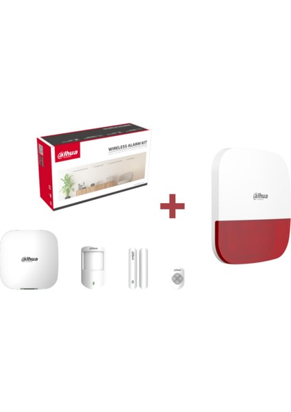 ART-ARC3000H-03-W2(868) Kablosuz Hırsız Alarm Seti Kablosuz Dış Siren Dahil Paket