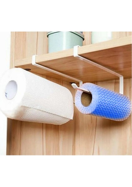 Raf Altı Havlu Askılığı Beyaz