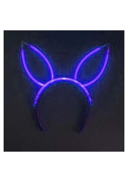 Karanlıkta Yanan Fosforlu Glow Taç 6 Renk 6 Adet