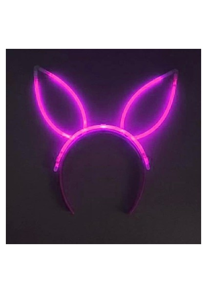 Karanlıkta Yanan Fosforlu Glow Taç 6 Renk 6 Adet