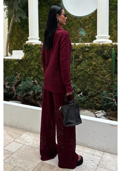 Odette Ajurlu Triko Pantolon Takım 9934