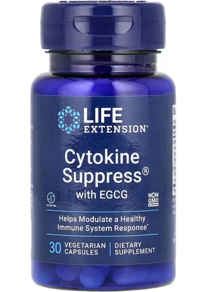 Cytokine Suppress With Egcg 30 Vegetarian Capsules