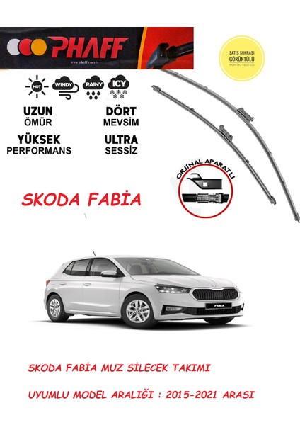 Skoda Fabia Silecek Takımı 2017 Model Araca Özel Aparat