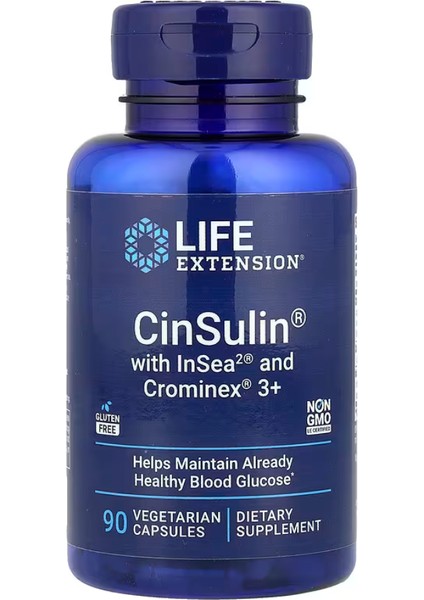 Cinsulin With Insea2 And Crominex 3+ 90 Vegetarian Capsules