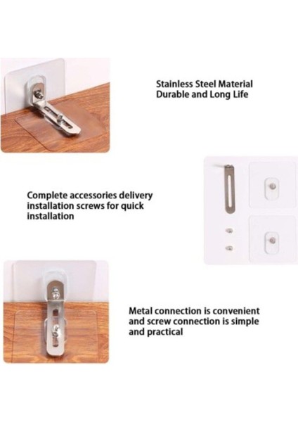 Kendinden Yapışkanlı Mobilya Sabitleme Aparatı fırsatları