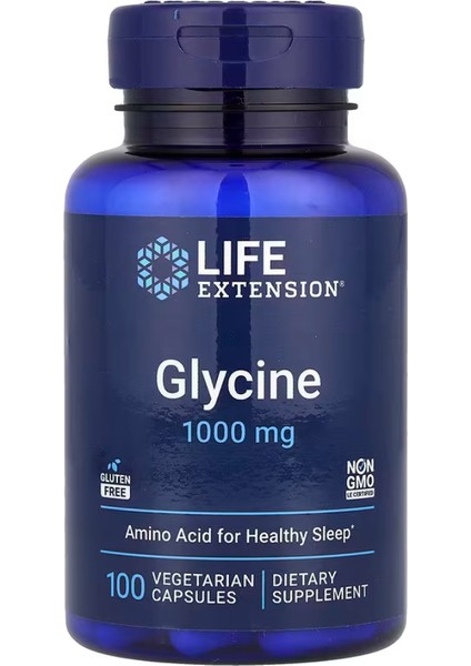 Glycine 1000 mg 100 Vegetarian Capsules
