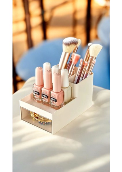 Tatto Katlı Çekmeceli Ofis , Takı Makyaj Düzenleyici Organizer / Kozmetik Masüstü Düzenleme Kutusu fiyatları