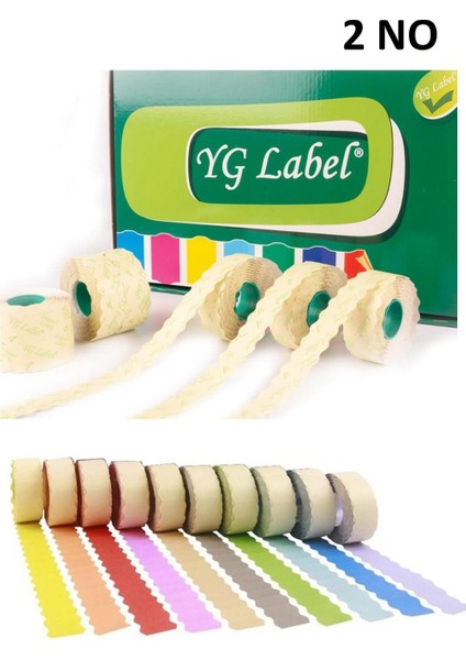 42 Rulo (1 Kutu ) 4 No Beyaz Meto Etiketi 42X1500 Lük
